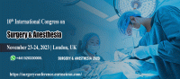 10th International Conference on Surgery and Anesthesia 2023 International Conference Poster